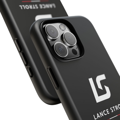 Close-up of Lance Stroll 2024 phone case showing sleek design for F1 lovers